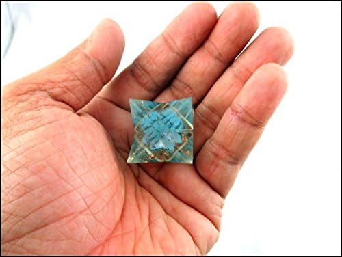 Lijep jetrquoise orgone Merkaba 1 Kristalni dragi kameni bakreni metalni mješavina rijetka liječenje pozitivne energije Tetraedron sacred geometrija Meditacija medinja slika je samo referenca