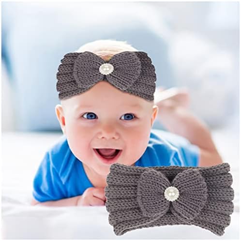 Baby Headbands pleteni luk Turban meke rastezljive tople slatke trake za kosu modni dodaci