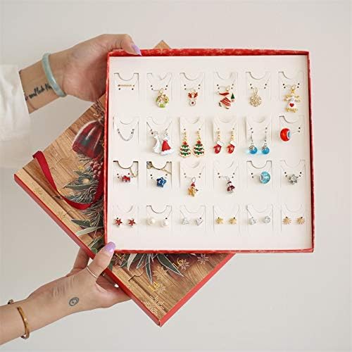 Čari pokloni kalendar kutija narukvica Advent sa 24 Božić DIY Set ogrlica ogrlice & amp; privjesci biserna Perla ogrlica