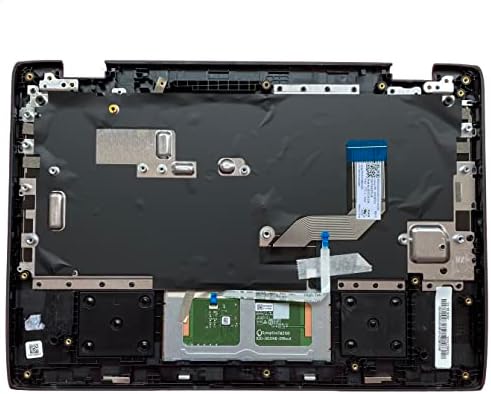 LTPRPTS zamjena za Laptop gornji dio Palmrest Keyboard Touchpad montažni dio za Lenovo Chromebook 100e 2nd Gen AST 5CB0Z21474 Crna