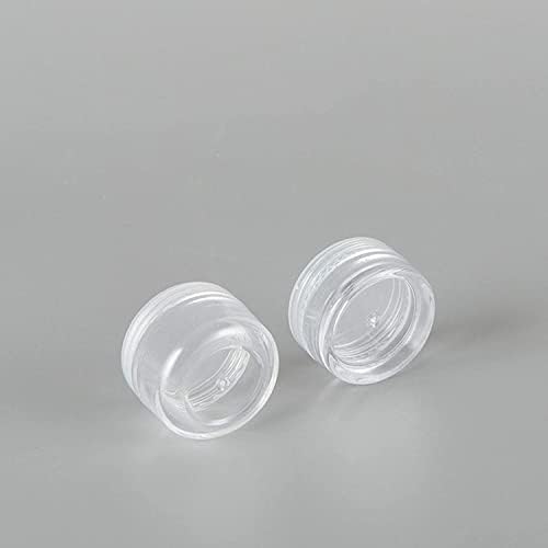 10 kom / set prazan kozmetički uzorak JAR mini plastična kozmetička kontejna za uklanjanje kozmetika za oči Zakob za višekratnu upotrebu za višekratnu zaštitu od 15 g, praktična i deft