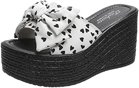 Sandale za žene Dressy ljetne pete Print / Pure Color Soft Jastuk House Cipele Stilske casual cipele