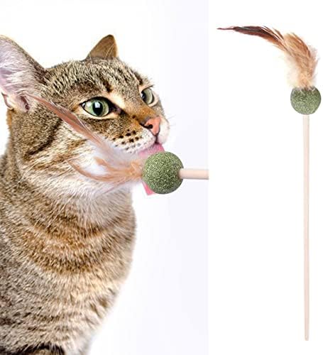 Tyy CAT žičana igračka zadirkivanje zadirkivanje mačka mačka na kuglično perje mačka interaktivna drvena