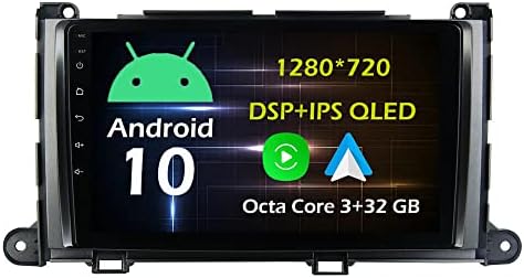 9 3+32GB Android 10 u Dash Auto Stereo Radio za Toyota Sienna XL30 2010 11 12 13 2014 GPS navigacijska Glavna