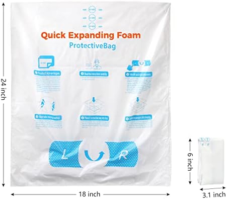 TONESPAC 18 x 24 2 kom Instant pakovanje Quick Expanding Foam X-400 torba za pakovanje i otpremu