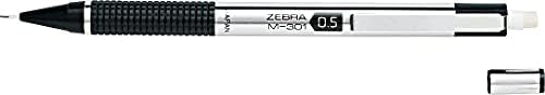 Zebra Pen M-301 mehanička olovka, cijev od nehrđajućeg čelika, Fina tačka, 0,5 mm, crna drška, 12