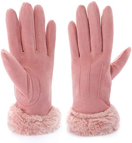 Urieo zimske rukavice na dodirnim ekranske rukavice hladno vrijeme Vjetrootporne tople guste rukavice za vožnju biciklističkim radom na otvorenom za žene