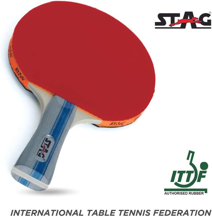Stag stolni tenis reket Premium ITTF Odobrena guma T.T reket pro po mjeri dizajniran udoban grip veslo početnik-srednja serija 5 zvjezdica