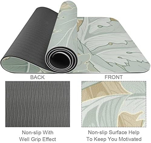 Siebzeh Plant Premium Thick Yoga Mat Eco Friendly gumeni Health&fitnes neklizajuća prostirka za sve vrste