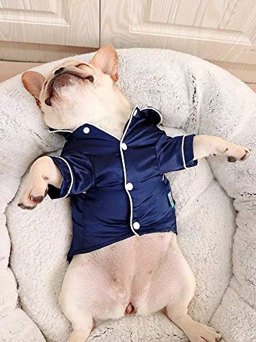 botlav pas pidžama Odjeća svilene meke košulje Loungewear štene Pjs za male Yorkie buldog mačke