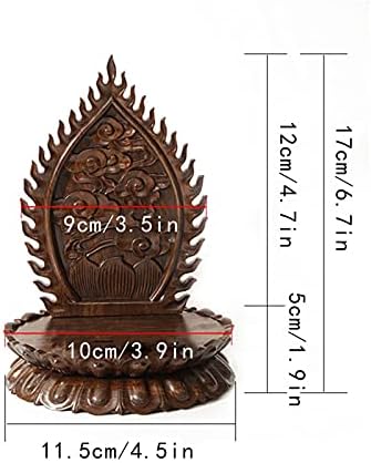 Postolje za drvo stajališta od vaze Drvena vaza baza ovalna lotos baza posvećena bogovima i buddhi