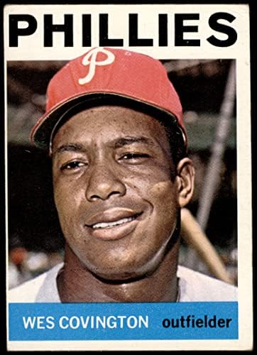 1964 TOPPS # 208 Wes Covington Filadelphia Phillies Dean's Cards 2 - Dobri Phillies