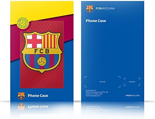 Dizajn kućišta za glavu zvanično licenciran FC Barcelona Halftone Crest Leather Book Wallet Case Cover kompatibilan sa Samsung Galaxy S9+ / S9 Plus