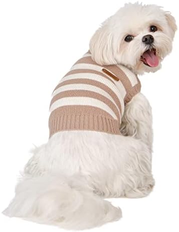 Ollie pseći pleteni džemper - bež - XL