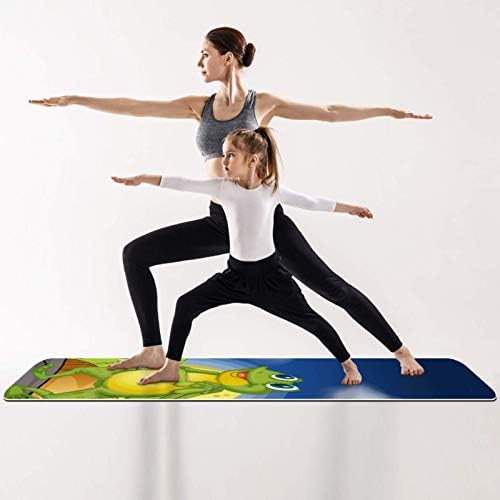 Siebzeh žaba gleda u Bright Star Premium Thick Yoga Mat Eco Friendly Rubber Health & amp; fitnes non Slip Mat za sve vrste vježbe joge i pilatesa