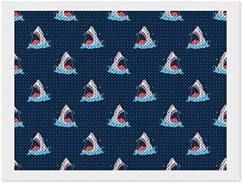 Shark Pattern Diamond painting Kits 5D DIY Full Drill Rhinestone Arts zidni dekor za odrasle 12 x16
