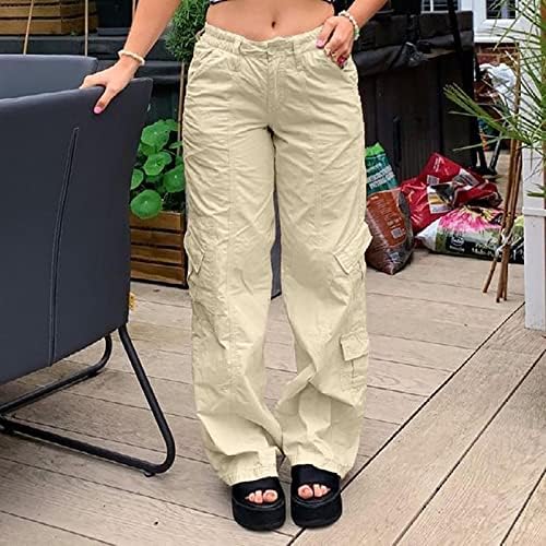 UODSVP Slatke traperice za tinejdžere, Jean haljina Žene Capri hlače plus veličine Bootcut Jeans Hlače Modne