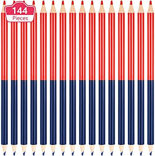 Zhanmai Crvene i plave olovke Provjere olovke Olovke dvostruke zavrljene obojene olovke za izbrisane
