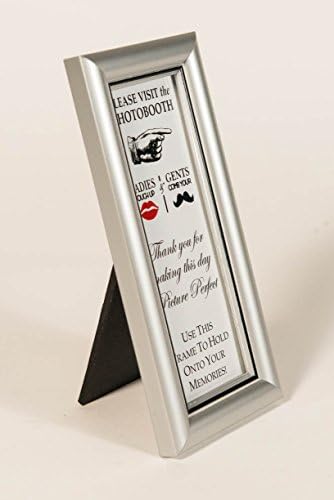 Photo Booth Frames - Silver Premium Photo Booth Frames 2x6 Photo Booth Strip Frame