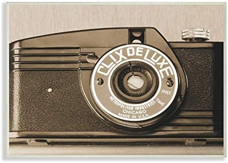 Stupell Industries Antique Kamera Vintage sepia fotografija, dizajnirao Ed Goldstein Art, 10 x 15, zidna ploča