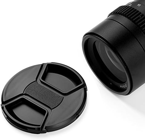 Skupljanje LENS 77MM, 3 paket univerzalni škak na poklopcu sočiva za čišćenje objektiva sa mikrofibranom za čišćenje objektiva za mikrofiber za Canon Nikon Sony Olympus DSLR fotoaparat + olovka za čišćenje kamere