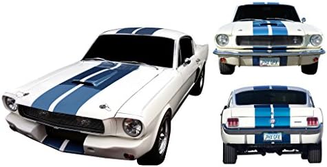 Mustang 1964 1965 1966 1967 1968 GT Shelby Lemans Rally Stripes naljepnice Kit - Plava