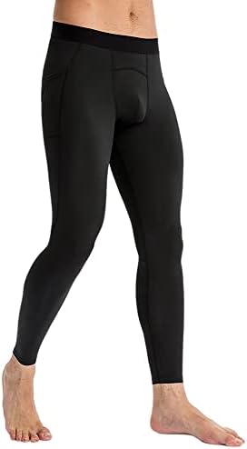 Muške kompresovne hlače Telefon džep za trčanje tajice Hopls Yoga vježbanje Termalne hlače Atletski baselajnik