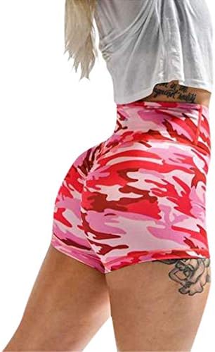 Ruktivno žensko kratko za nogavice tiskane vježbe rastezljive hlače trčanje djevojke joga kratke hlače capris xxxl
