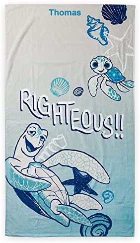 Disney Pixar Crush and Squirt plaže za ručnik na pronalaženju Nemo