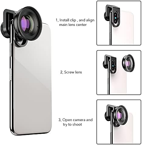 SLNFXC Optic 30mm-80mm macro Lens telefon kamera objektiv Super Macro Lentes za pametne telefone