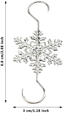 Božićna ornament kuka za kuka za kuka za božićnu ornament kuka za božićnu ormatnu vješalicu za uređenje kućnog dekora Crystal Cvijeće visi