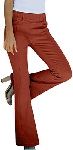 Traper ženske žene Visoki struk vitke visoke elastične pantalone za noge za žene Jean Cardigani za žene