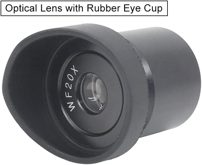 Komplet opreme za mikroskop za odrasle One Pair Wf10x WF15X WF20X okulari, za Stereo mikroskop sa gumenim čašicama za oči, širok pogled na optička sočiva 30mm 30.5 mm laboratorijski potrošni materijal