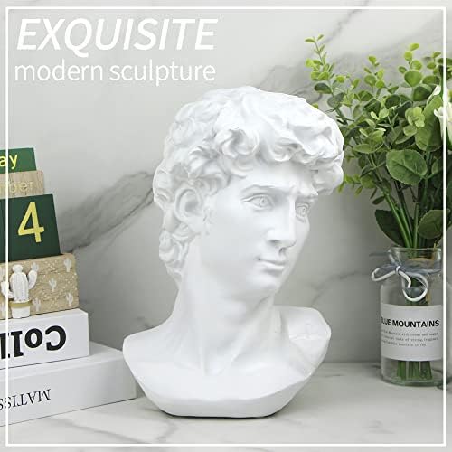 Norrclp 11u Grčkoj statui Davida, klasična rimska Bista Grčka mitološka skulptura za uređenje doma