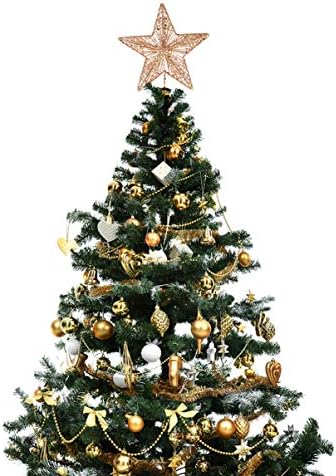 Božićno božićno stablo Star 3D šuplji ukrasi božićne stablo Željeznjak Božićna stabla za Xmas