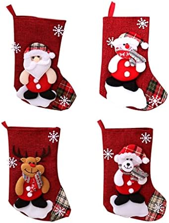 Shypt božićno drvce vešanje čarapa festival bombonske torbe lijepe čarape poklon torba za djecu Xmas stablo zabave