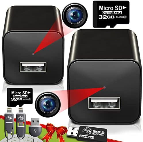 Špijunski punjač kamere | Skrivena kamera | Mini špijunska kamera 1080p | USB punjač kamera