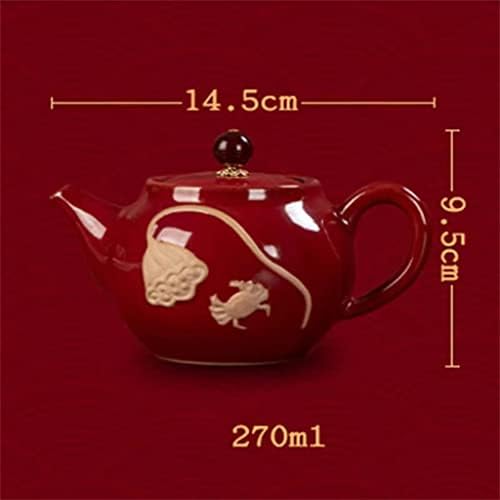 Liuzh Agate keramički čajnik za čaj za čaj čajnu čajnu čajnu čaj set za čajnik s grijanim čajnim