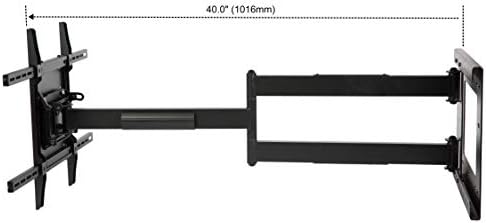 Zidni nosač - zidni nosač odgovara Sony XBR-49X800H X800H serija 49 inčni 4K TV - 40 inčni produžetak zakretanje 90 stupnjeva lijevo i desno