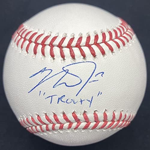 Mike Trout Trouty potpisan bejzbol MLB Holo - autogramirani bejzbol