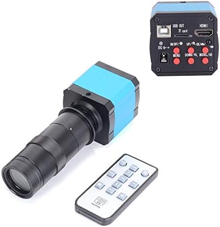 Wduuoo mikroskop 14MP kamera za mikroskop HDMI USB HD industrijski Video mikroskop 1080p 60Hz Video izlaz sa 100x C-Mount objektivom kompatibilnim sa popravkom PCB-a telefona