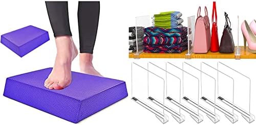Ljubičasta tabla, mala vježba Balans Pad, Yoga Mat debela, prostirka za pjenu, ženske joge prostirke za vežbanje