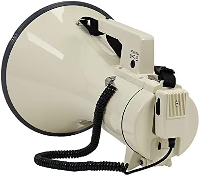 Seizmički audio - SA-MEGA3 Professional 10.75 Megafon Bullhorn sa odvojivim mikrofonom - savršen za zatvoreni / vanjski sportski događaji, vesele sigurnosne bušilice i kontrole gužve