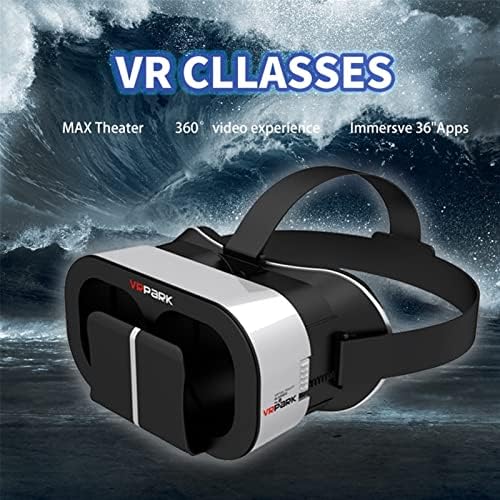 NUOPAIPLUS VR slušalice, 3 D filmske naočare 3D naočare za virtuelnu stvarnost naočare naočare slušalice kaciga uređaji kutija za telefon za IMAX filmove & amp; Igrajte igre sa daljinskim upravljačem