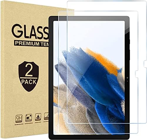 Lnuyefn [2 paketa] Samsung Galaxy Tab A8 zaštitnik ekrana 10,5 inča, zaštita od kaljenog stakla