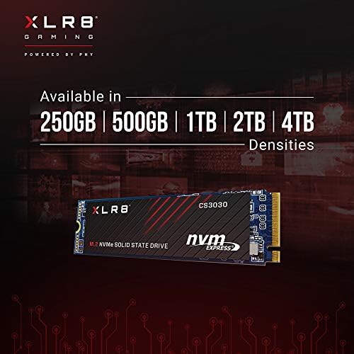 PNY XLR8 CS3030 500GB M.2 PCIe NVME GEN3 X4 Interni čvrsti zbirni pogon, pročitajte do 3.500 - M280CS3030-500-RB