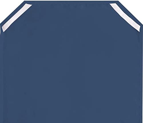 Lukeville luksuzno posteljina listova za mališana i predškolskog prostora - vrtić s vrtićem - kutne elastične petlje - ugrađeni list za krevet - poly pamuk površinski paket od 12 - mornarsko plavo
