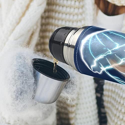 Koža od nehrđajućeg čelika Vakuum izolirana krigla jellyfish termos boca vode za vruću i hladnu piću