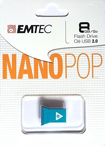 Emtec Nano pop 8 GB Flash Drive, plava