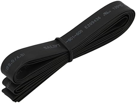 Aexit poliolefin Toplotna električna oprema Kompletna cijev žica kabel rukava 2 metra Dužina 8 mm unutarnja dija crna